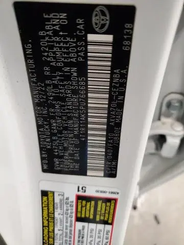 2023 TOYOTA CAMRY LE  