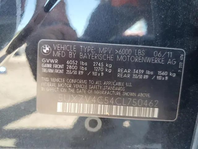 2012 BMW X5 XDRIVE35I  