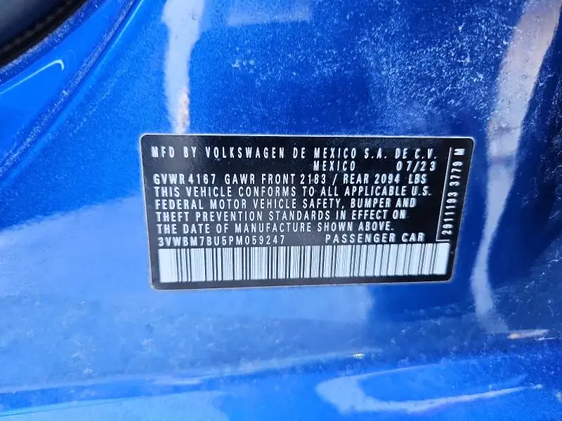 2023 VOLKSWAGEN JETTA SPORT  