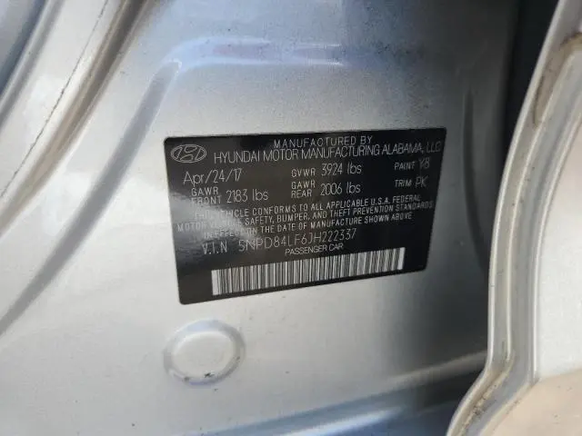 2018 HYUNDAI ELANTRA SEL  