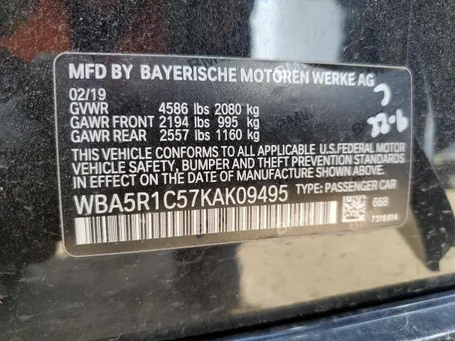 2019 BMW 330I   