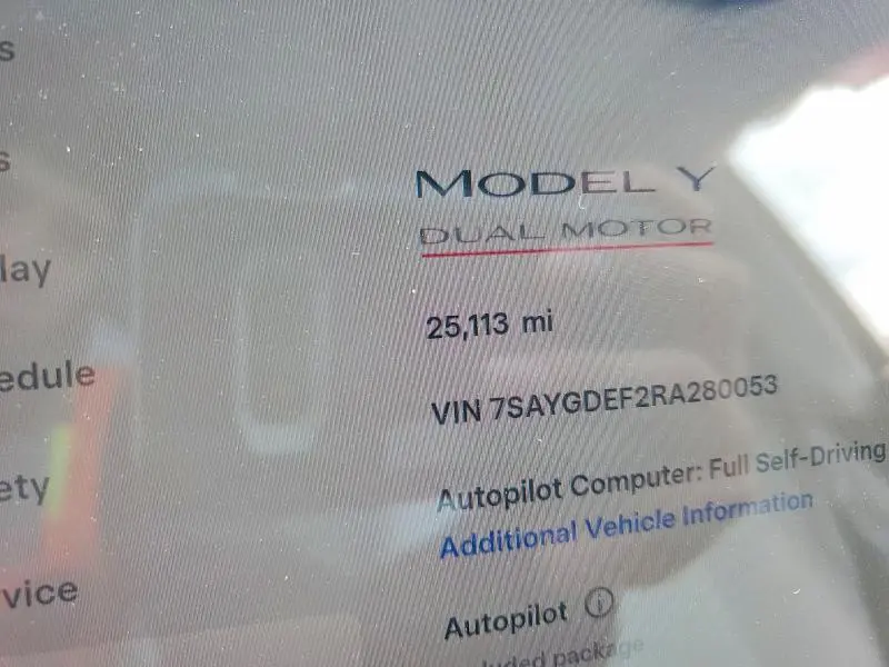 2024 TESLA MODEL Y   