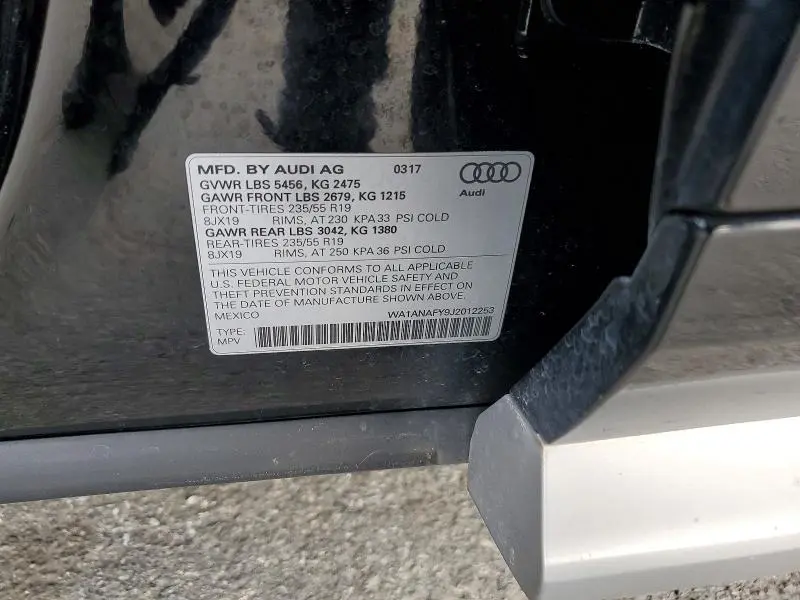 2018 AUDI Q5 PREMIUM  