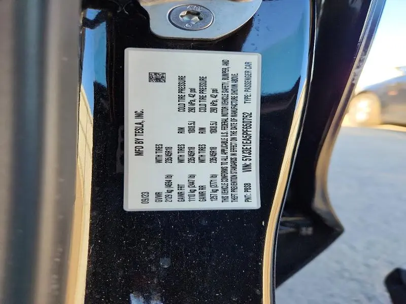2023 TESLA MODEL 3   