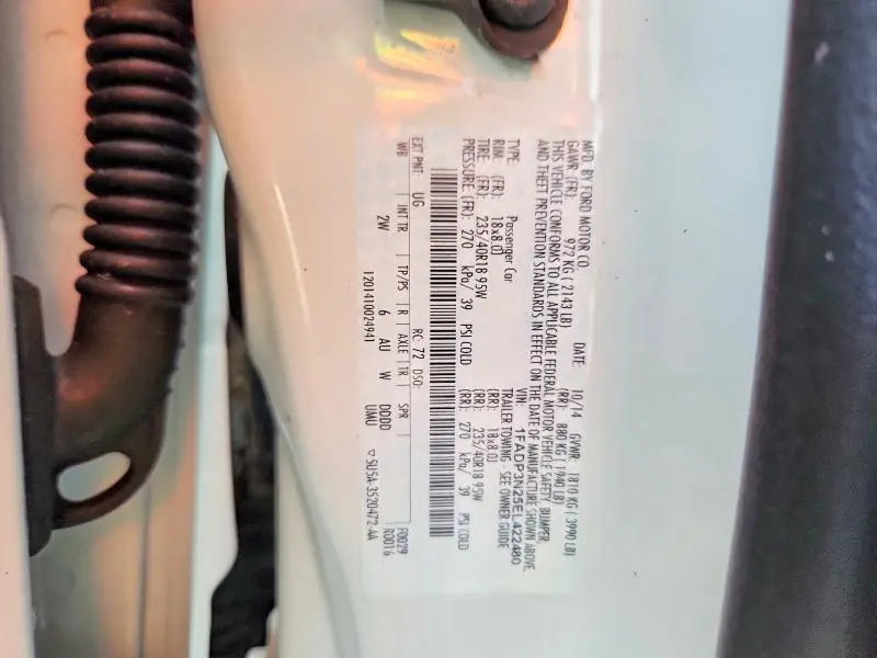 2014 FORD FOCUS TITANIUM  
