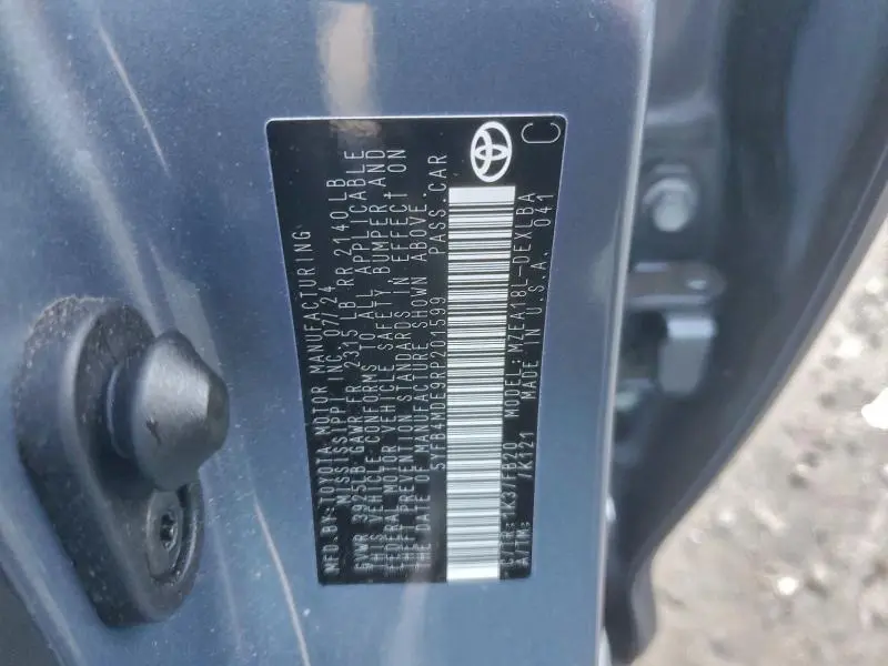 2024 TOYOTA COROLLA LE  