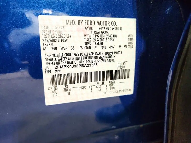 2023 FORD EDGE SEL  