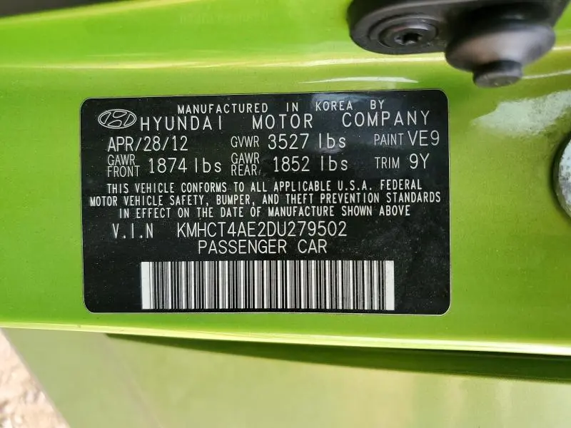 2013 HYUNDAI ACCENT GLS  