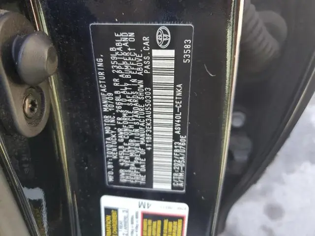 2010 TOYOTA CAMRY BASE  