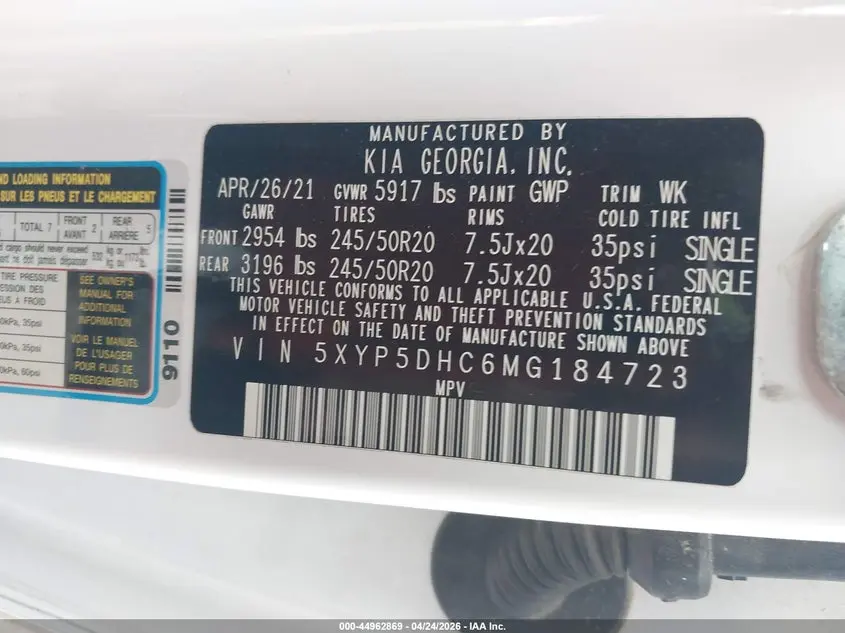 2021 KIA TELLURIDE SX