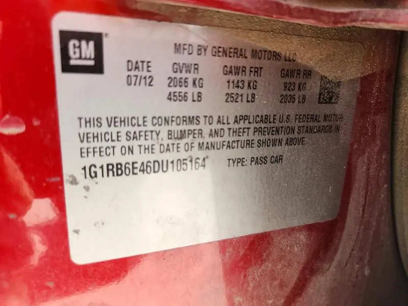 2013 CHEVROLET VOLT   
