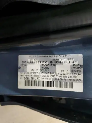 2014 MAZDA 3 TOURING  