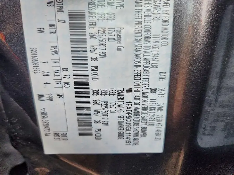 2016 FORD C-MAX PREMIUM SEL  