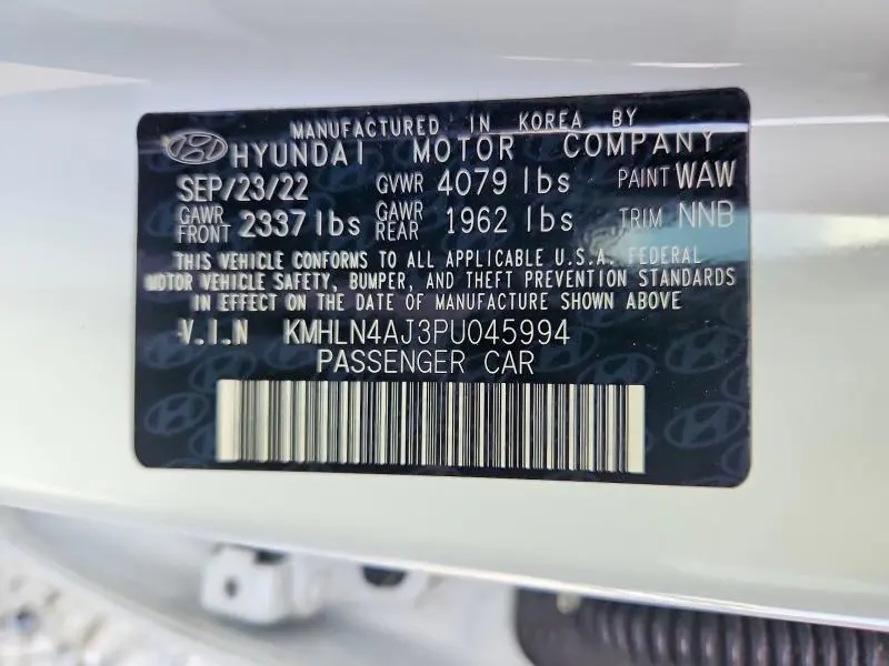 2023 HYUNDAI ELANTRA LIMITED  