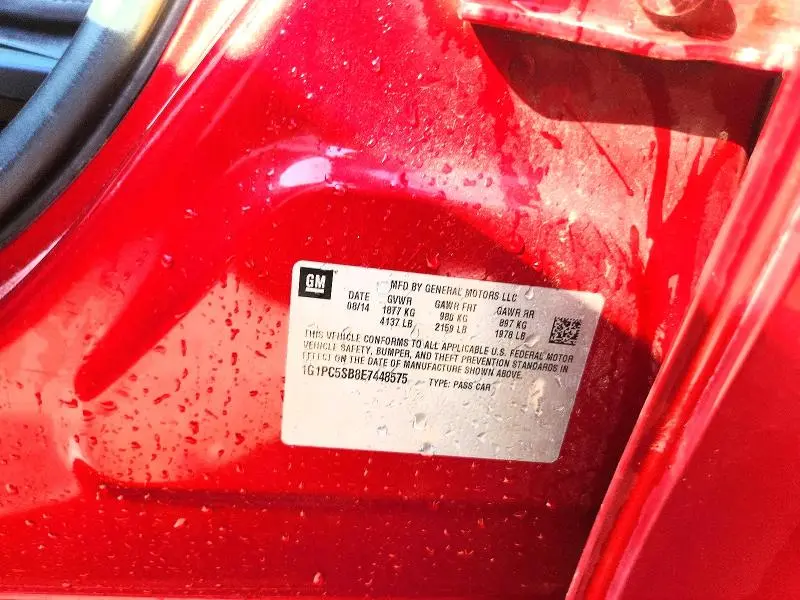2014 CHEVROLET CRUZE LT  