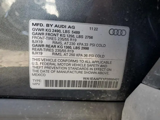 2023 AUDI Q5 PREMIUM PLUS 45  