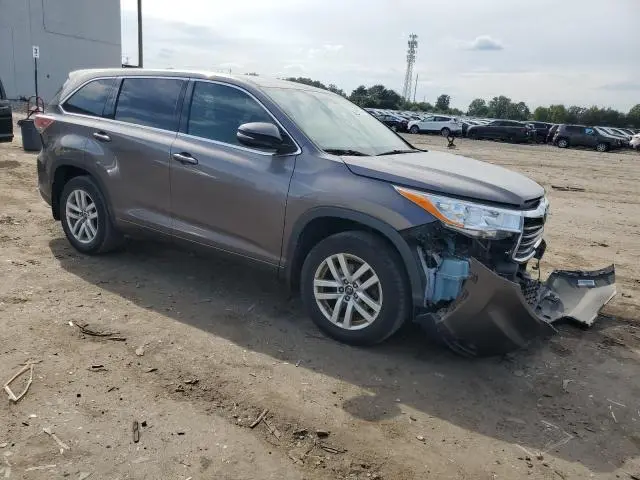 2016 TOYOTA HIGHLANDER LE  
