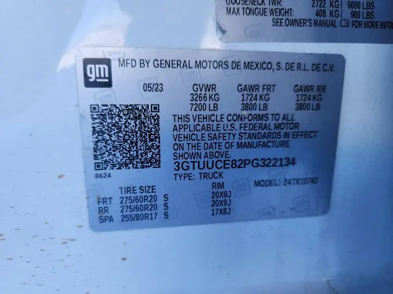 2023 GMC SIERRA K1500 ELEVATION  