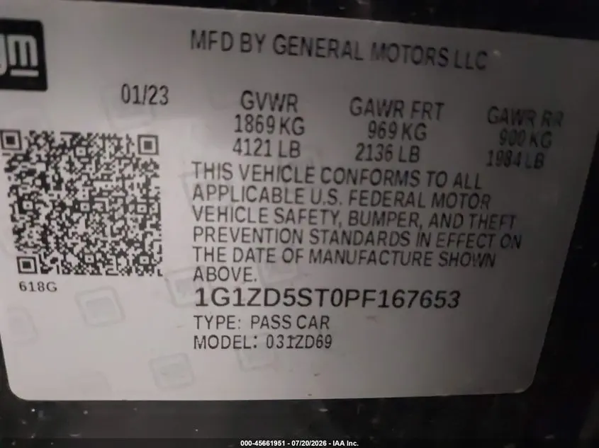 2023 CHEVROLET MALIBU FWD 1LT