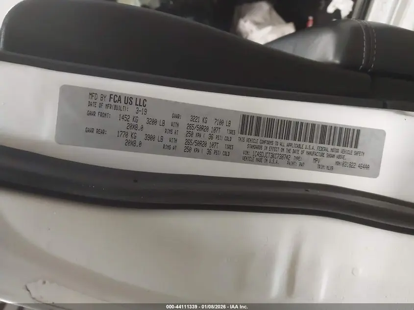 2019 DODGE DURANGO R/T AWD