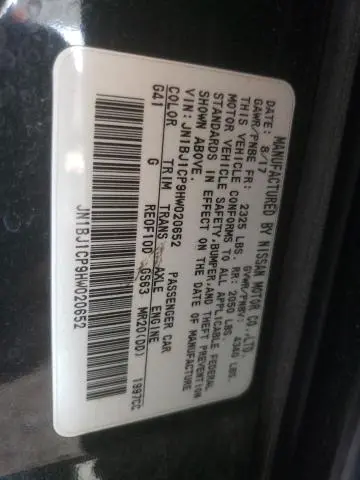 2017 NISSAN ROGUE SPORT S  