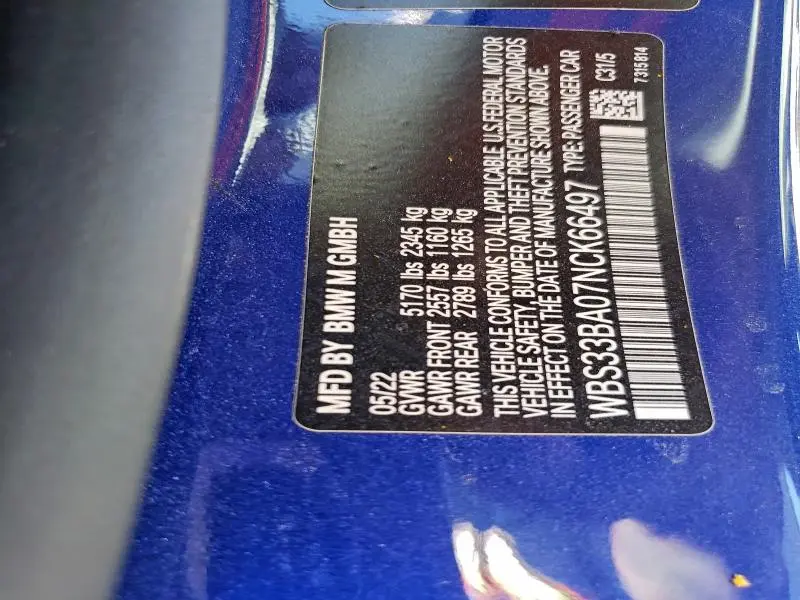 2022 BMW M4 COMPETITION  