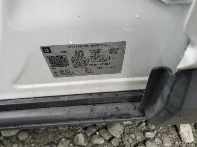 2019 CHEVROLET TRAVERSE LT  