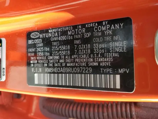 2024 HYUNDAI KONA SEL