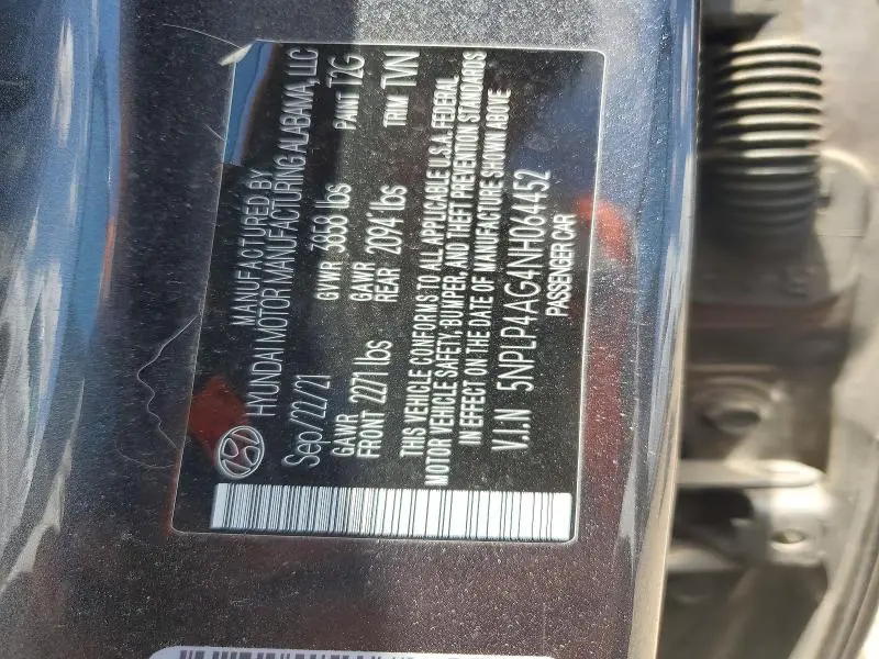 2022 HYUNDAI ELANTRA LIMITED  