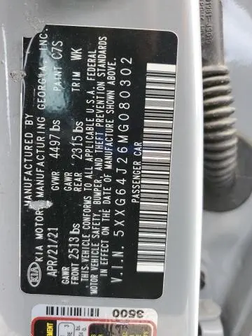 2021 KIA K5 GT LINE  