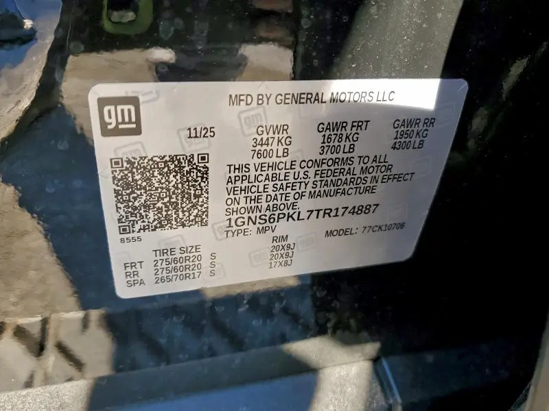 2026 CHEVROLET TAHOE K1500 Z71  