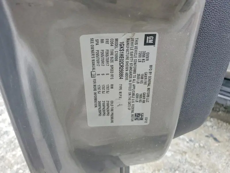 2012 GMC YUKON XL C1500 SLE  