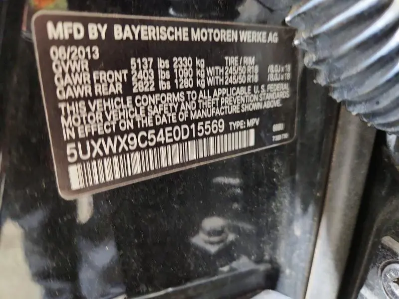 2014 BMW X3 XDRIVE28I  