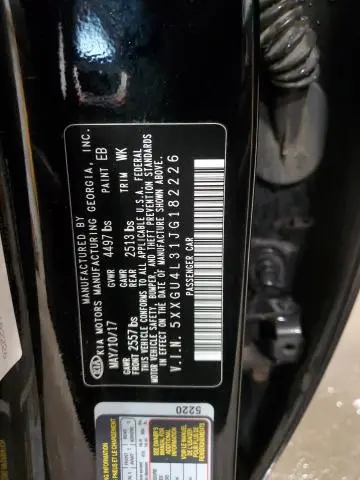 2018 KIA OPTIMA EX  