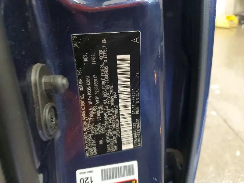 2019 TOYOTA SIENNA XLE PREMIUM 8-PASSENGER  