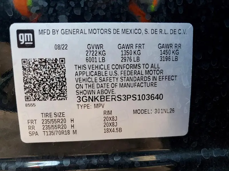 2023 CHEVROLET BLAZER RS  