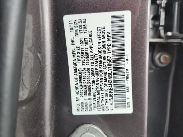 2011 HONDA CR-V LX  