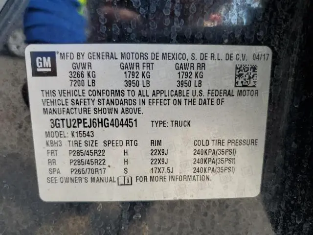 2017 GMC SIERRA K1500 DENALI  