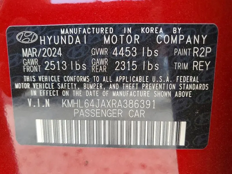 2024 HYUNDAI SONATA SEL  