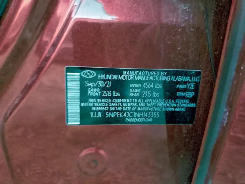 2022 HYUNDAI SONATA N LINE  