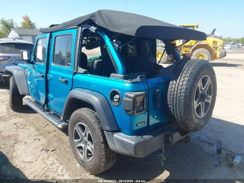 2019 JEEP WRANGLER UNLIMITED SPORT S 4X4