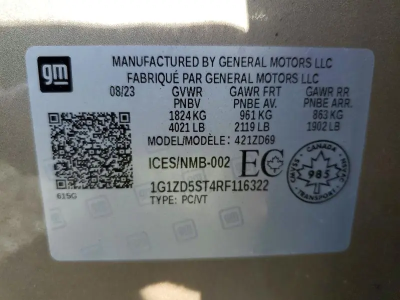 2024 CHEVROLET MALIBU LT  