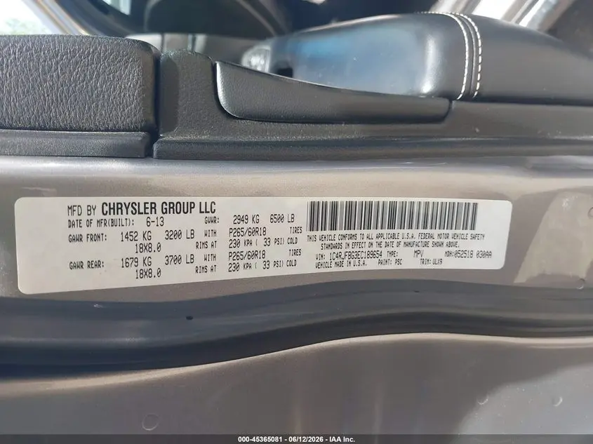2014 JEEP GRAND CHEROKEE LIMITED