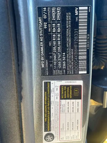 2017 MERCEDES-BENZ GLC 300 4MATIC  