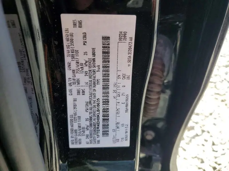 2019 FORD RANGER XL  