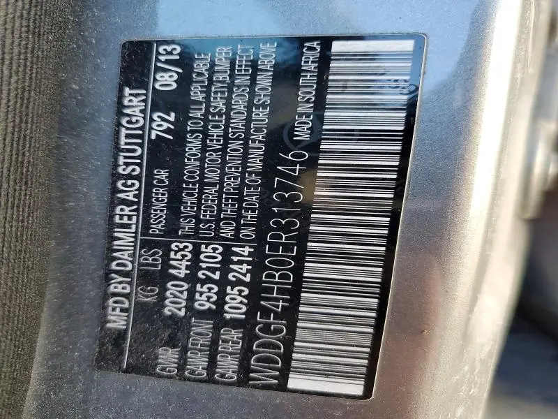 2014 MERCEDES-BENZ C 250  