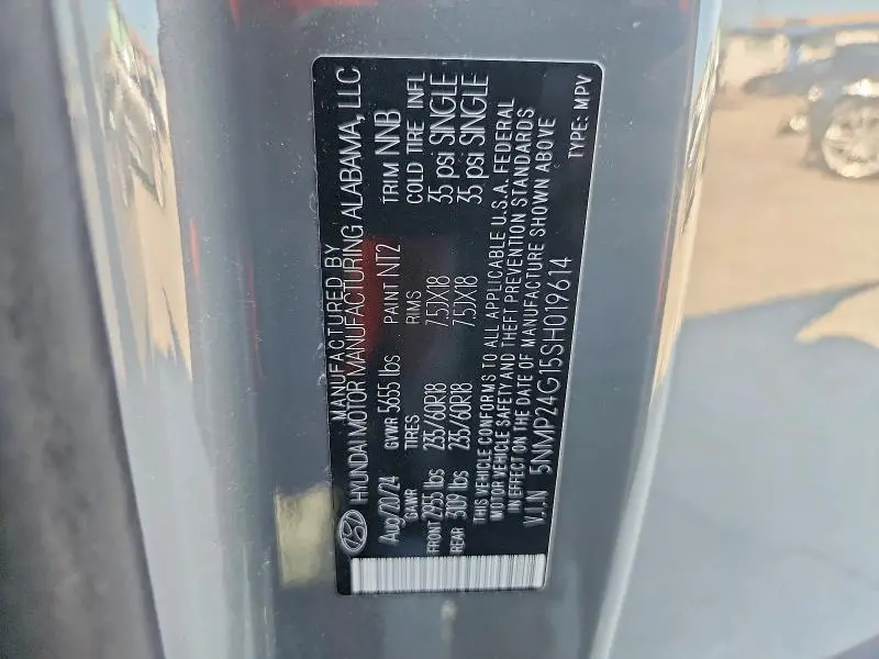 2025 HYUNDAI SANTA FE SEL  