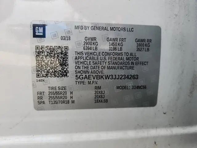 2018 BUICK ENCLAVE PREMIUM