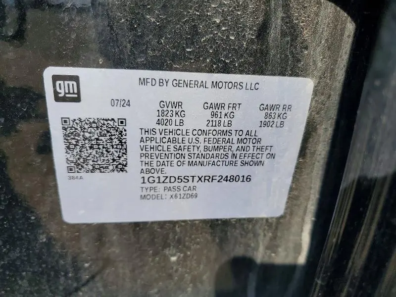 2024 CHEVROLET MALIBU LT  
