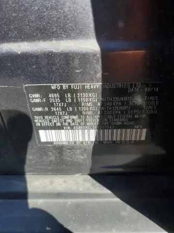 2015 SUBARU OUTBACK 2.5I PREMIUM  